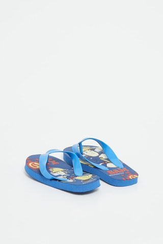 Tongs Sam le Pompier - Bleu et rouge - Rouge et bleu