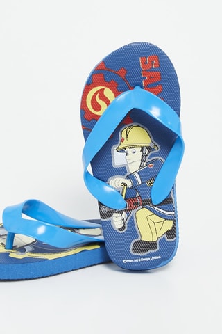 Tongs Sam le Pompier - Bleu et rouge - Rouge et bleu
