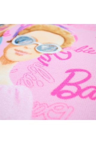 Poncho à capuche Barbie  - Rose