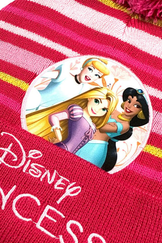 Bonnet Princesses Disney  - Rouge, rose et doré