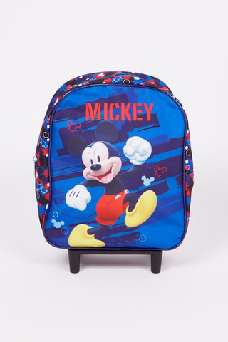 Sac à dos à roulettes Mickey Disney  - Bleu marine