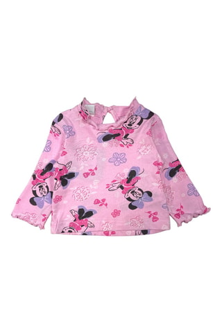 T-shirt et robe salopette Minnie Disney  - Rose