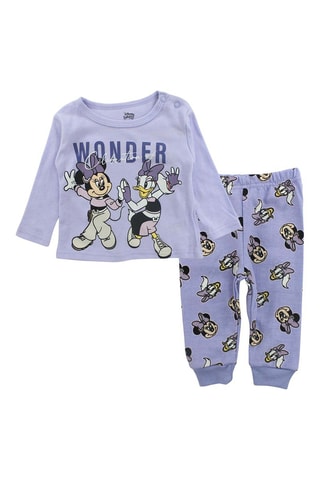 T-shirt et jogging Minnie et Daisy Disney  - Gris
