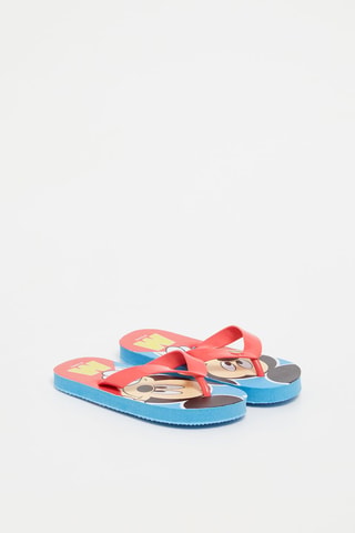 Tongs Mickey Disney - Bleu et rouge - Rouge et bleu