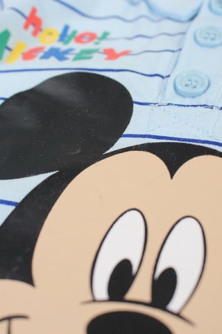 Polo et short Mickey Disney  - Blanc, noir et bleu