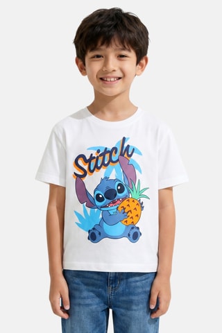 T-shirt Stitch Lilo et Stitch Disney - Blanc