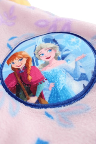 Peignoir à capuche Elsa et Anna La Reine des Neiges Disney  - Violet