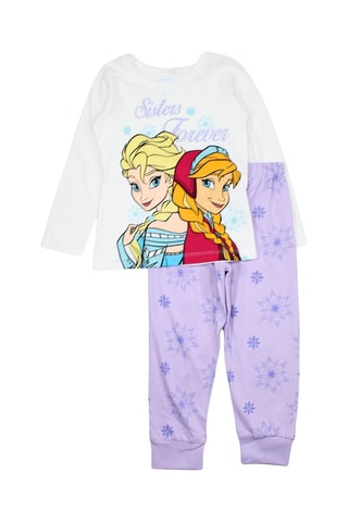 Pyjama La Reine des Neiges Disney  - Violet et gris
