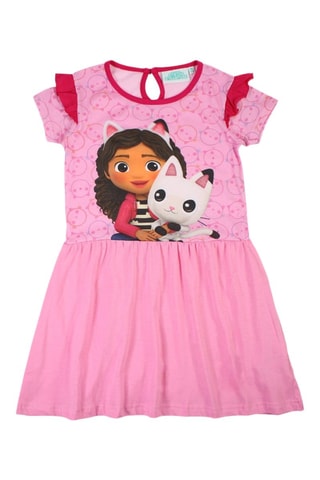Robe Gabby et Pandy La Maison Magique  - Blanc et rose