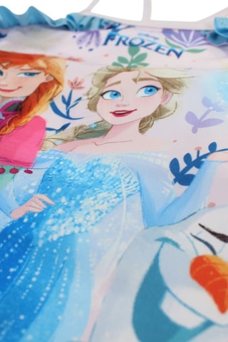 Maillot de bain 1 pièce Elsa et Anna La Reine des Neiges Disney  - Bleu
