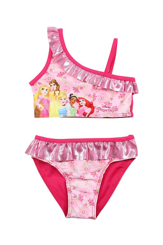 Maillot de bain 2 pièces Princesses Disney  - Rose
