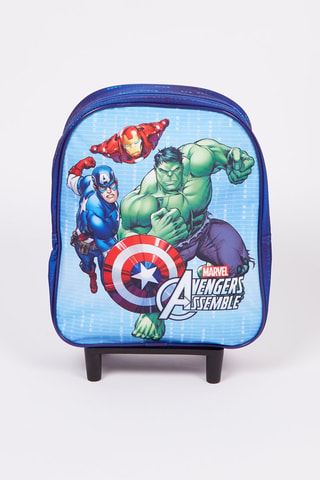 Sac à dos à roulettes Avengers Marvel - Blanc, bleu, rouge et vert