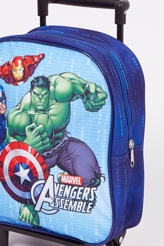 Sac à dos à roulettes Avengers Marvel - Blanc, bleu, rouge et vert