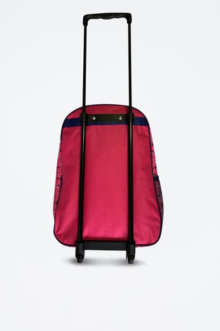 Sac à dos à roulettes Mickey et Minnie Disney  - Blanc, noir, rose et rouge