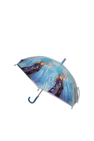 Parapluie automatique Elsa et Anna La Reine des Neiges Disney  - Bleu