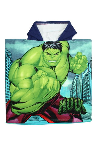 Poncho Avengers Marvel  - Bleu et vert