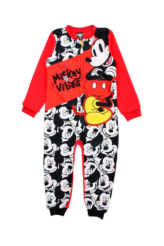 Combinaison polaire Mickey Disney   - Rouge