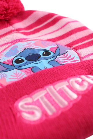Bonnet à pompon Stitch Lilo et Stich Disney  - Fuchsia