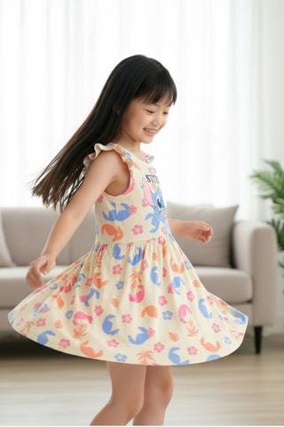 Robe Stitch Lilo & Stitch Disney - Jaune