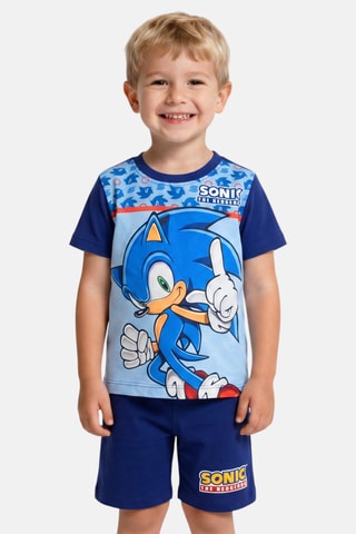 T-shirt et short Sonic - Bleu marine