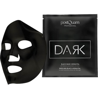 Masque en tissu noir - Voile détox - Hydravital - 20 ml