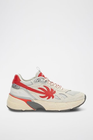 Baskets en nubuck - Beige