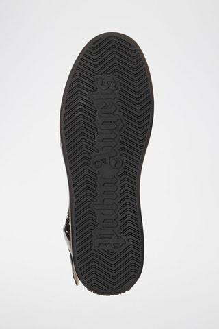 Baskets montantes en cuir - Noir