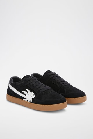 NEW PALM 1 SUEDE BLACK   WHITE