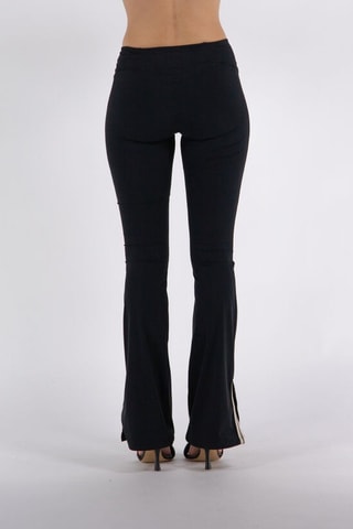 Pantalon flare - Noir et écru