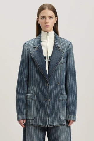 Veste en jean - Bleu