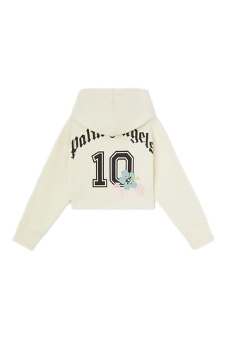 Sweat à capuche en laine - Ecru