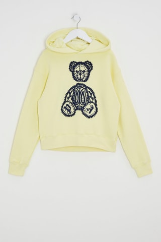 Sweat à capuche - Jaune