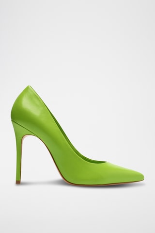 Zapatos de piel de tacón - Verde