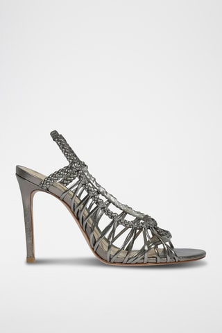 Sandalias de tacón - Gris