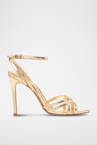 Sandalias de tacón - Dorado