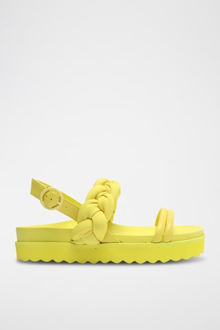 Sandalias con plataforma - Amarillo