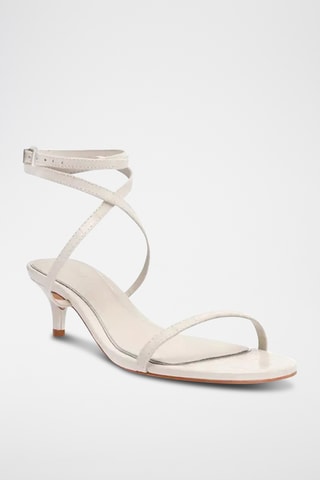 Sandalias de tacón - Blanco