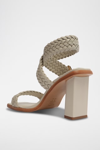 Sandalias de tacón - Blanco