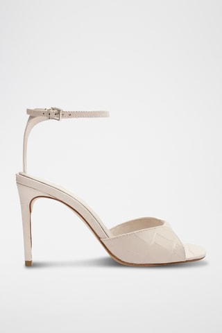 Sandalias de tacón - Blanco
