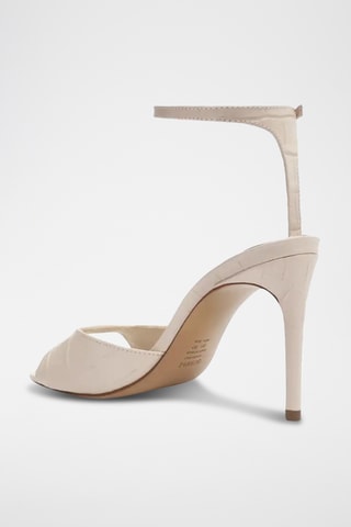 Sandalias de tacón - Blanco