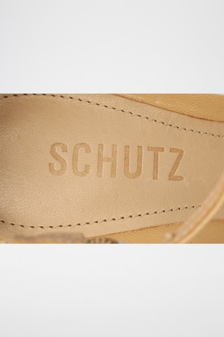 Sandalias de piel de tacón - Beige