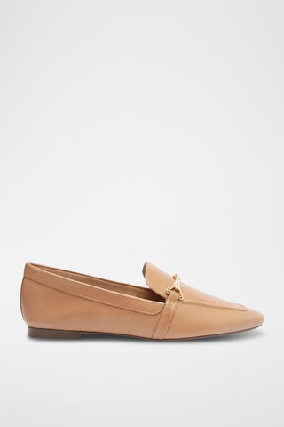 Mocasines de piel - Marrón