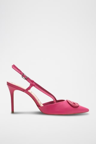 Zapatos de piel de tacón - Rosa
