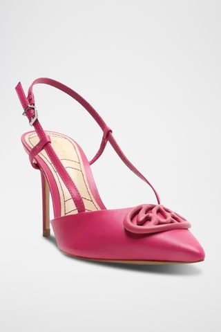Zapatos de piel de tacón - Rosa