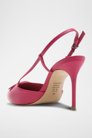 Zapatos de piel de tacón - Rosa