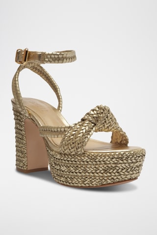 Sandalias de tacón - Dorado