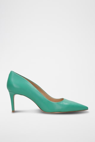 Zapatos de piel de tacón - Verde