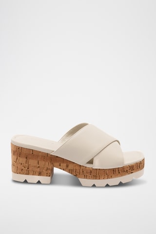 Sandalias de tacón - Blanco