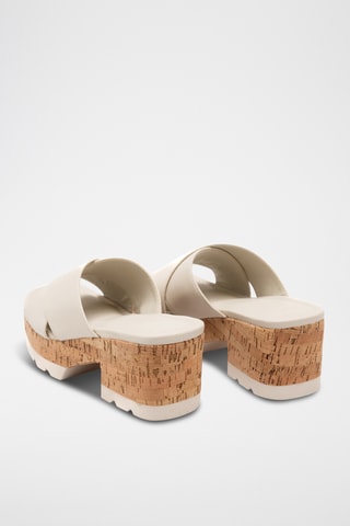 Sandalias de tacón - Blanco