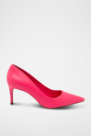 Zapatos de piel de tacón - Rosa